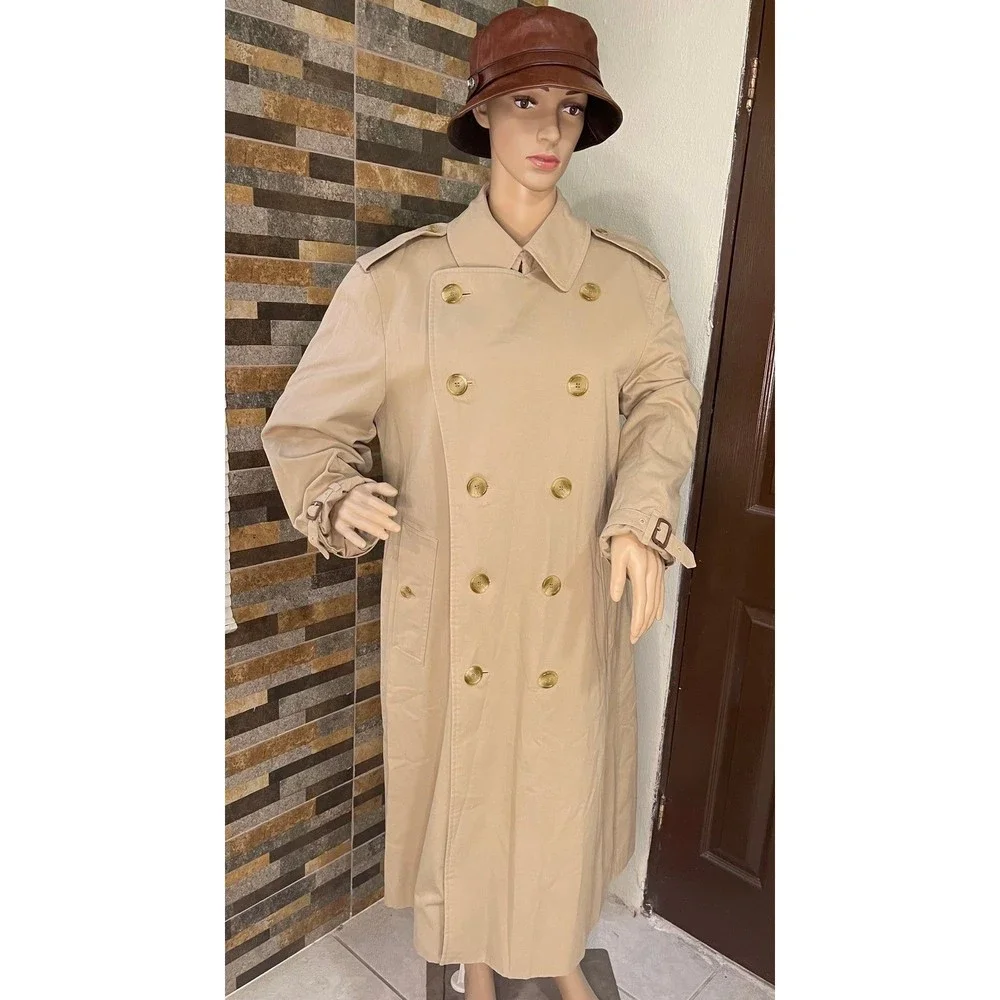 Authentic Vintage Burberry Novacheck Trench Coat sz XL